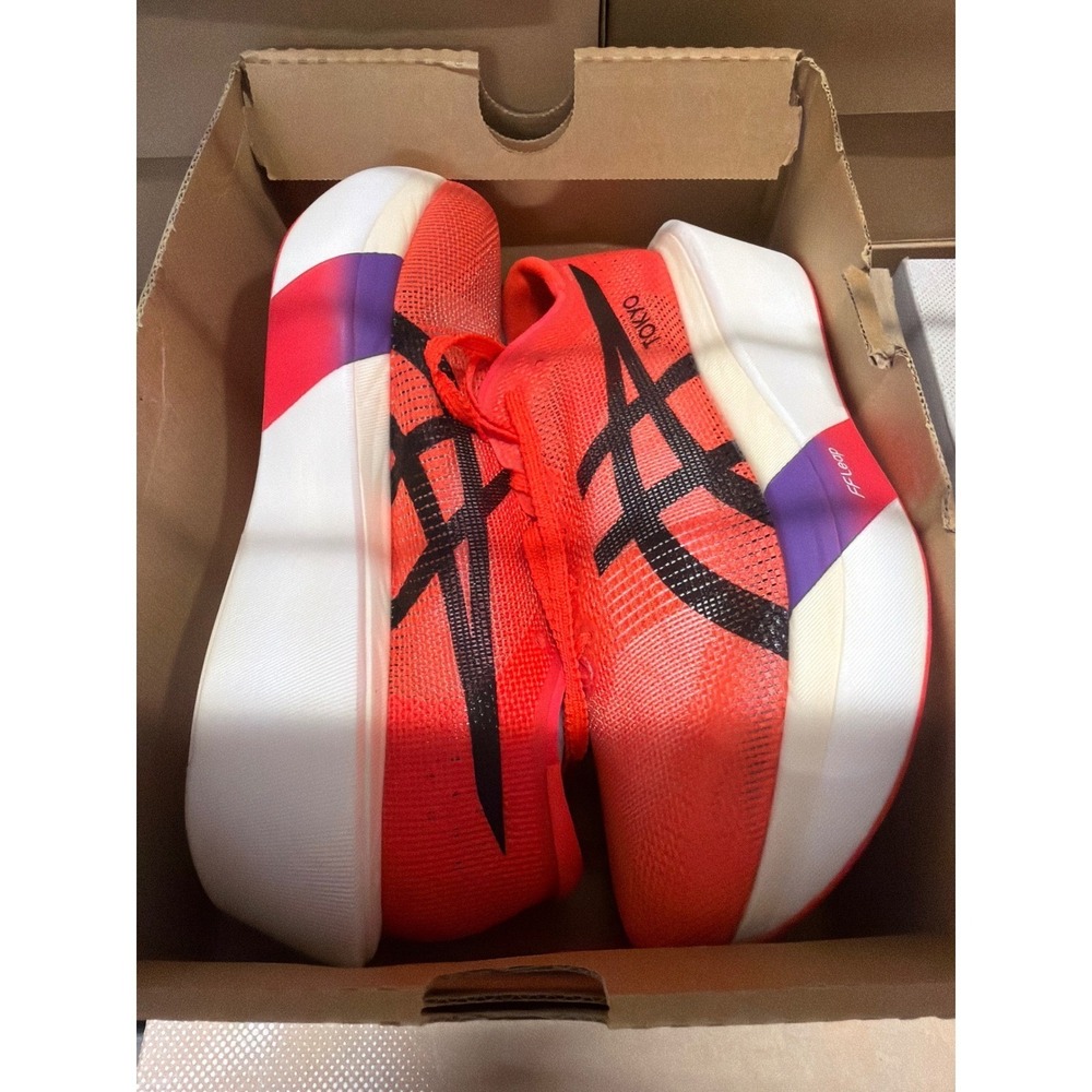 ASICS Women's Metaspeed Sky Tokyo Flash Red/black Size 7.5 NWB No Lid $270 MSRP - Picture 9 of 10